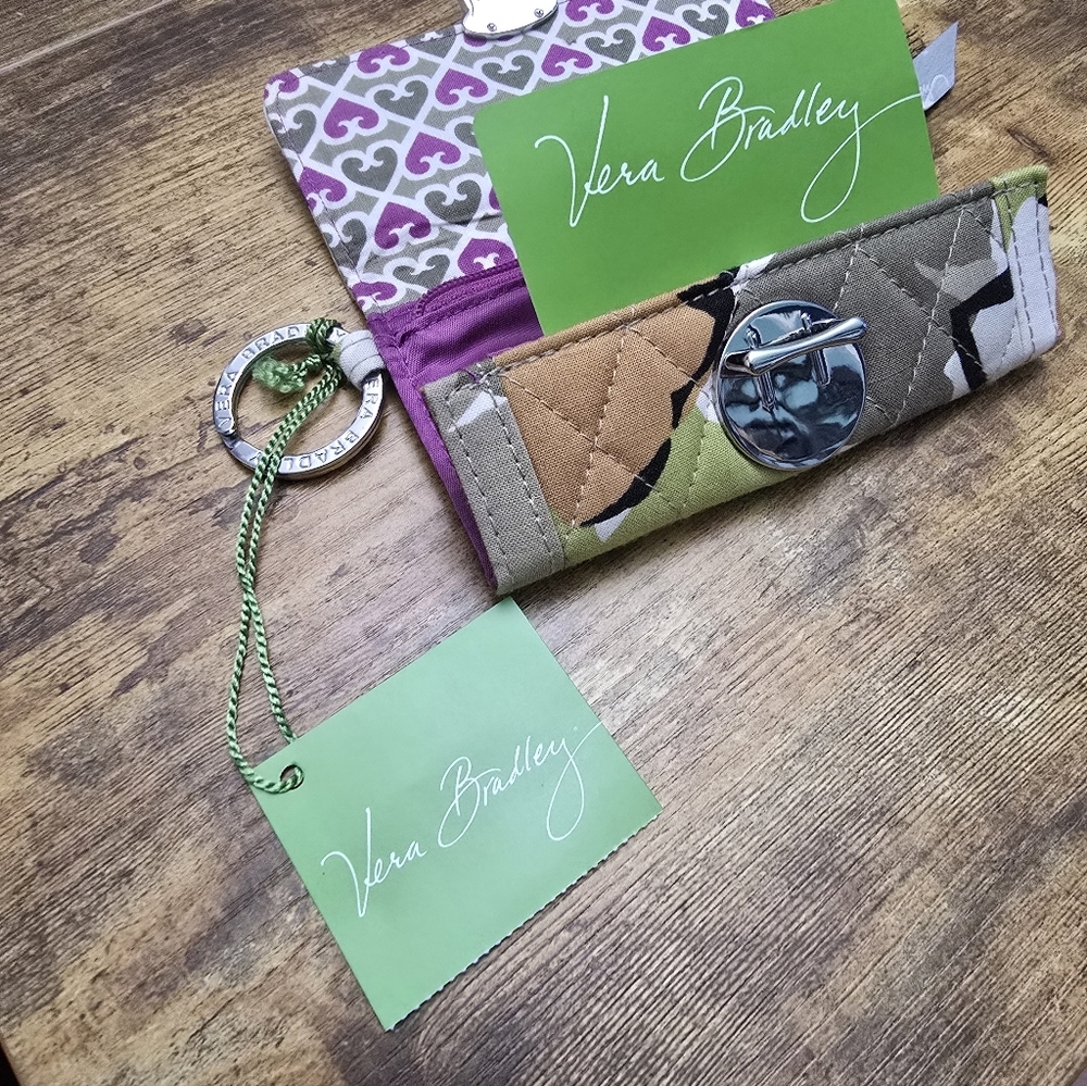 New Vera Bradley Multicolor Quilted Women's Wallet - Picture 8 of 12